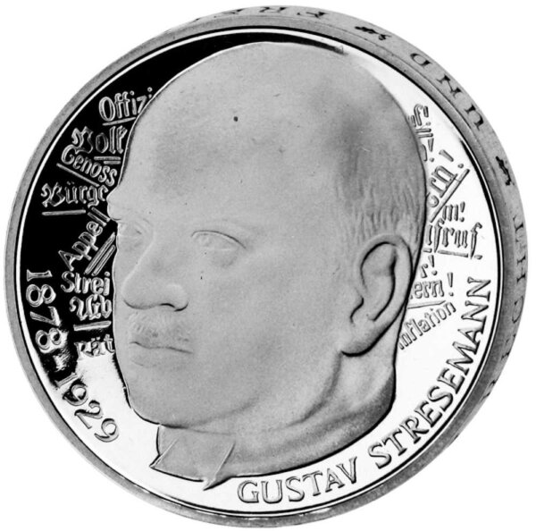 Deutschland 5 DM 1978 Gustav Stresemann - PP