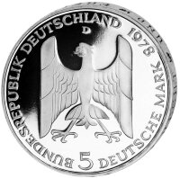 Deutschland 5 DM 1978 Gustav Stresemann - PP