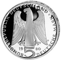 Deutschland 5 DM 1980 Walther von der Vogelweide - PP