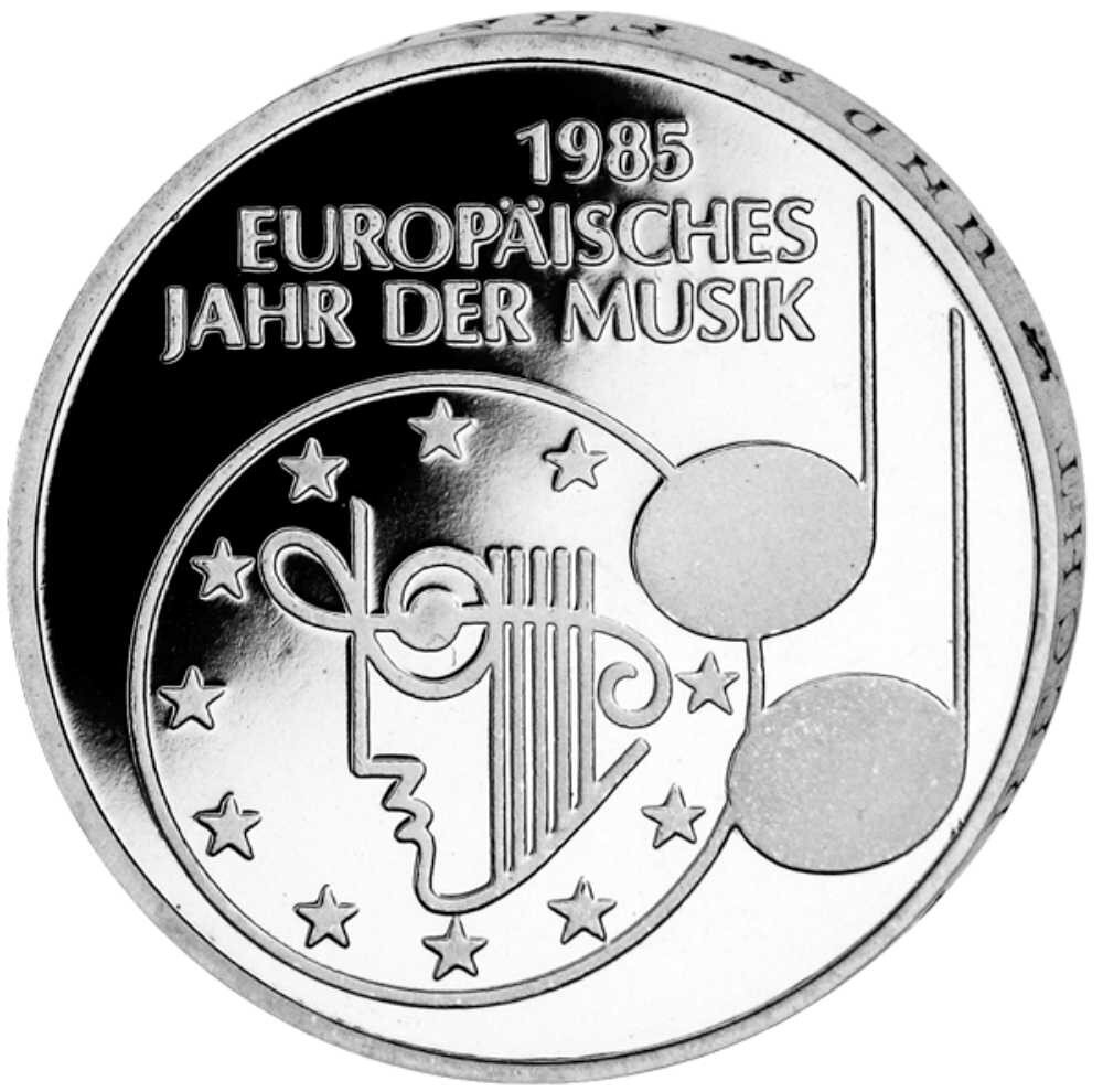 Deutschland 5 DM 1985 Europäisches Jahr der Musik - PP