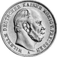 J.097 Preußen 5 Mark 1874 - 1876 Kaiser Wilhelm I