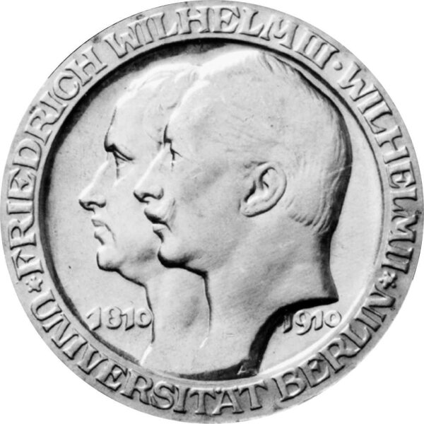 J.107 Preußen 3 Mark 1910 Uni Berlin