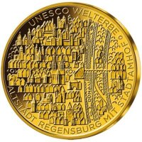 Deutschland 100 € 2016 Regensburg 1/2 oz Gold