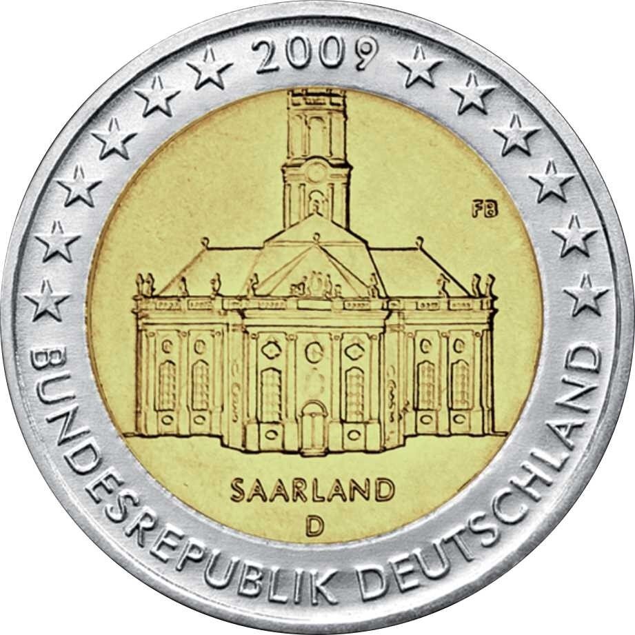 Deutschland 2 Euro 2009 "Ludwigskirche" D
