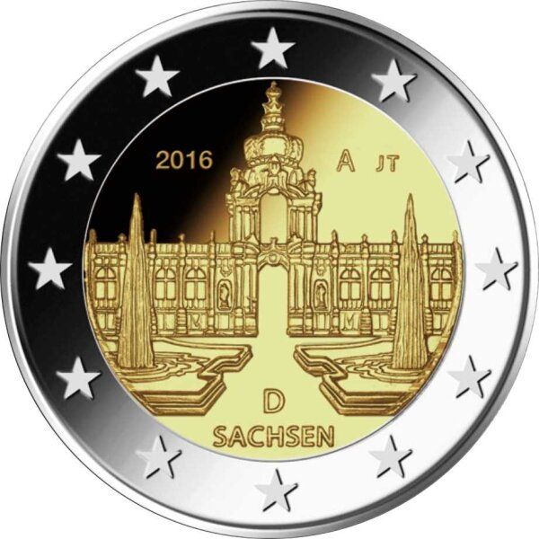 Deutschland 2 Euro 2016 "Dresdner Zwinger" D