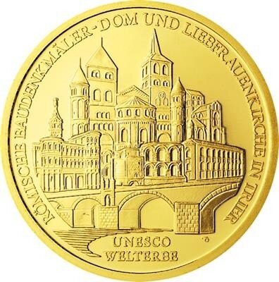 Deutschland 100 € 2009 Trier 1/2 oz Gold