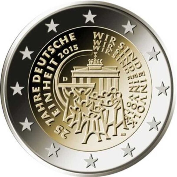 Deutschland 2 Euro 2015 "25 Jahre Deutsche Einheit" J