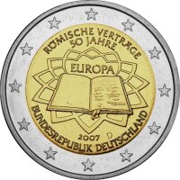 Deutschland 2 Euro 2007 "50 Jahre Römische...
