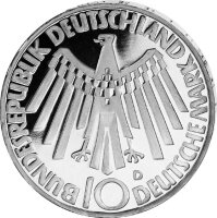 Deutschland 10 DM 1972 Spirale "in München" J - PP