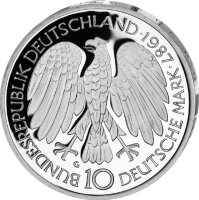 Deutschland 10 DM 1987 30 Jahre Römische Verträge - PP