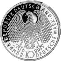 Deutschland 10 DM 1989 40 Jahre Bundesrepublik - PP