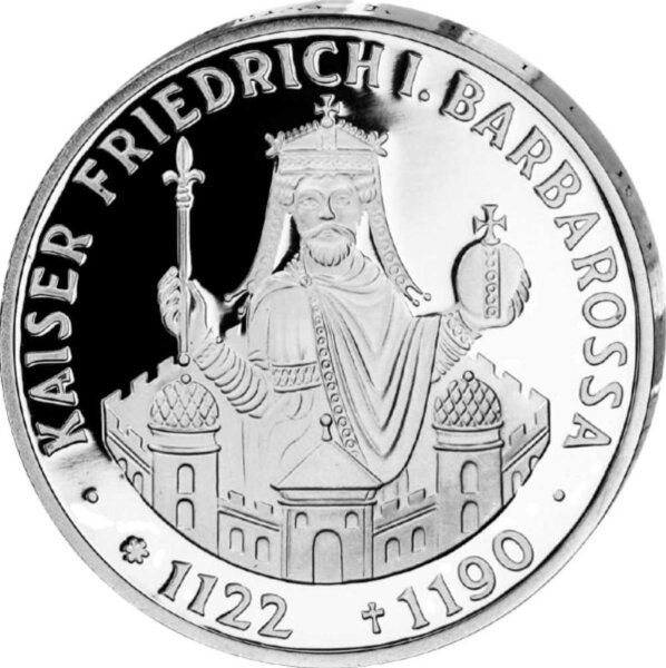 Deutschland 10 DM 1990 Kaiser Friedrich I. Barbarossa - PP