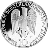 Deutschland 10 DM 1990 Kaiser Friedrich I. Barbarossa - PP