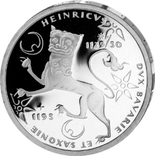 Deutschland 10 DM 1995 Heinrich der Löwe - PP