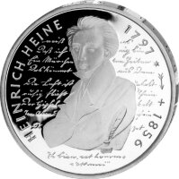 Deutschland 10 DM 1997 Heinrich Heine D - PP