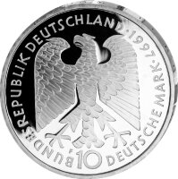 Deutschland 10 DM 1997 Heinrich Heine G - PP