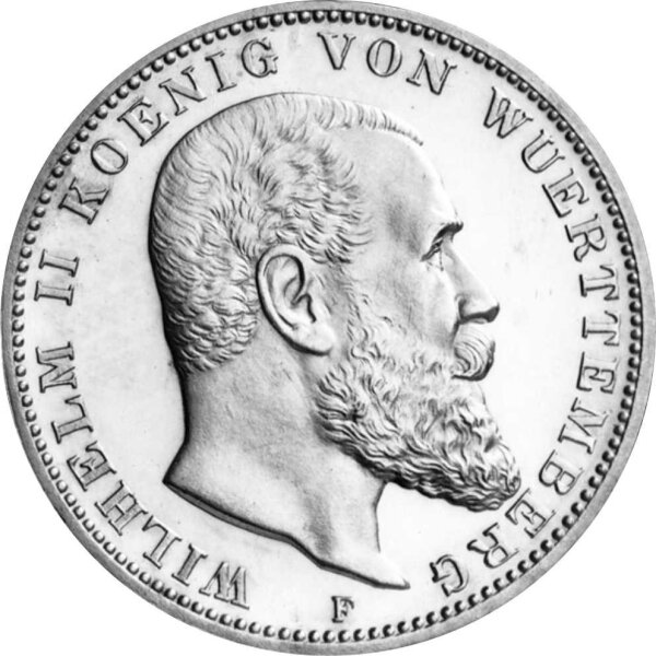 J.175 Württemberg 3 Mark 1908 - 1914 König Wilhelm II