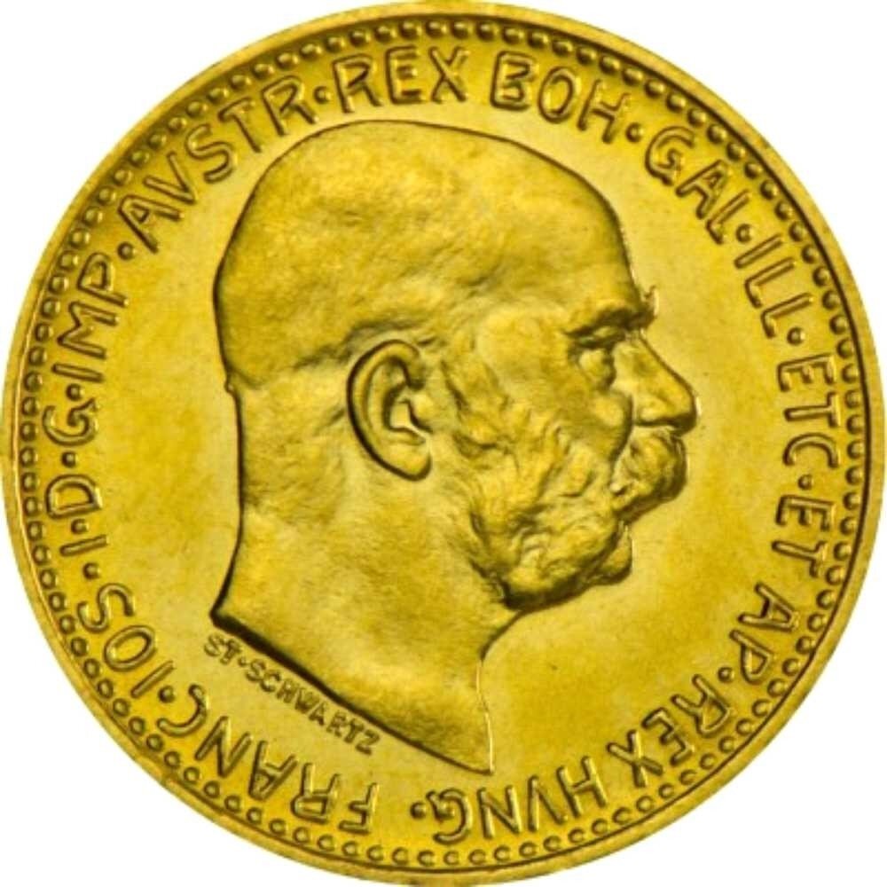 Österreich 10 Kronen Franz Joseph NP Gold