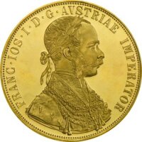 Österreich 4 Dukaten Franz Joseph NP Gold