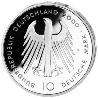 Deutschland 10 DM 2000 Karl d. Große/Dom zu Aachen F - PP