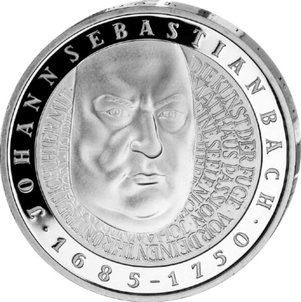 Deutschland 10 DM 2000 250. Todestag J. S. Bach D - PP