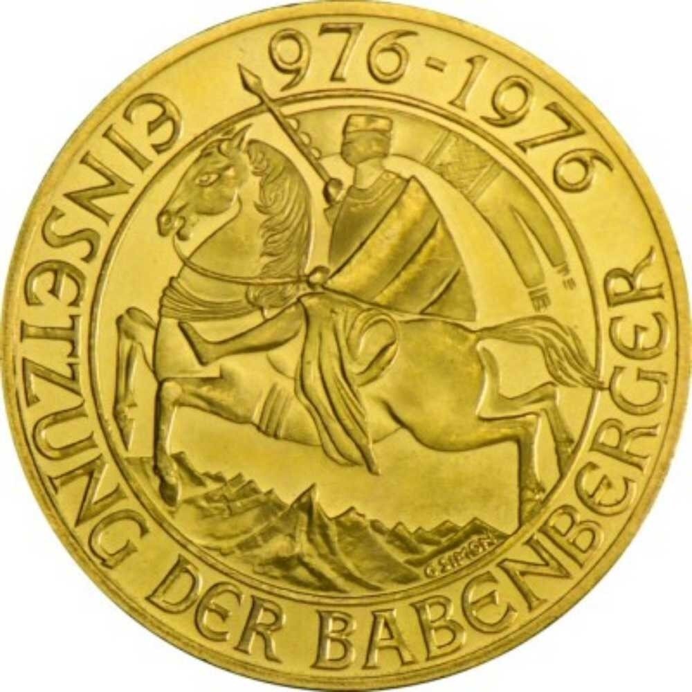 Österreich 1000 Schilling Babenberger Gold