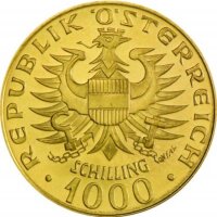 Österreich 1000 Schilling Babenberger Gold