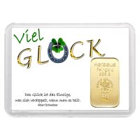 Geschenkbarren "Viel Glück - Hufeisen" 10...