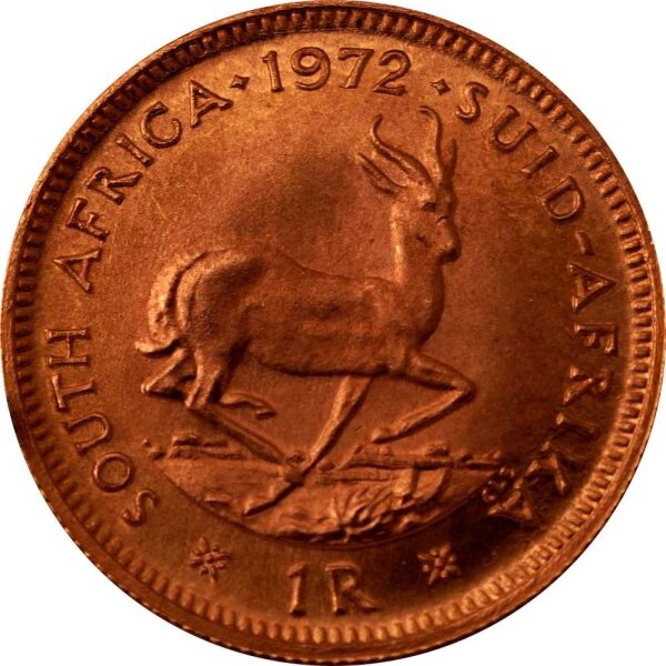 Südafrika 1 Rand Springbock Gold