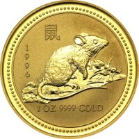 Australien Lunar I 1996 Jahr der Maus 1 oz Gold