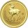 Australien Lunar I 2003 Jahr der Ziege 1 oz Gold
