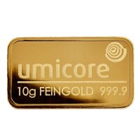 10 Gramm Goldbarren RESALE I. Wahl | LBMA