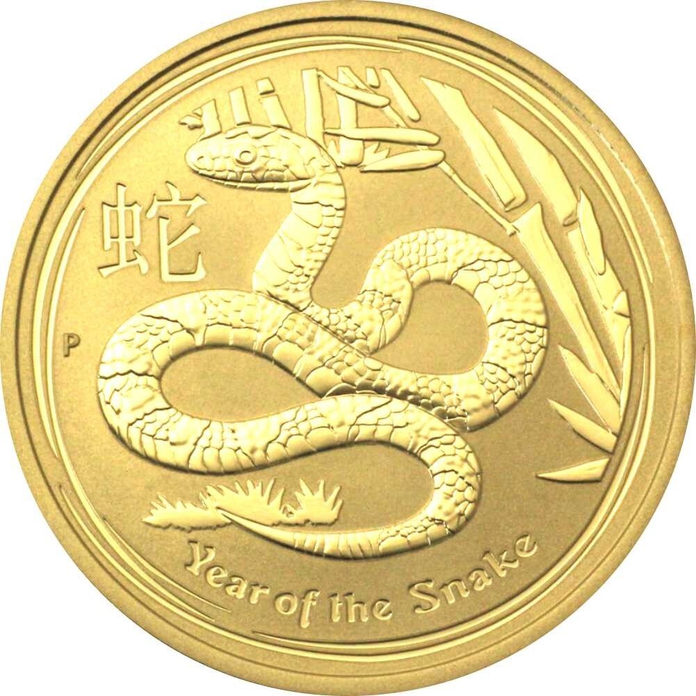 Australien Lunar II 2013 Jahr der Schlange 1 oz Gold
