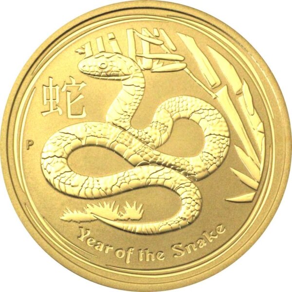 Australien Lunar II 2013 Jahr der Schlange 1 oz Gold