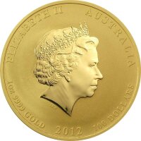 Australien Lunar II 2012 Jahr des Drachen 1 oz Gold