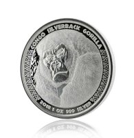 Kongo Gorilla 2018 1 oz Silber