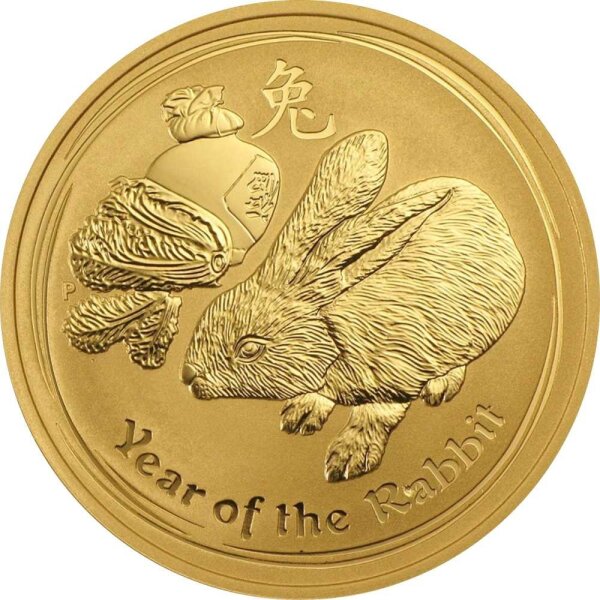Australien Lunar II 2011 Jahr des Hasen 1 oz Gold
