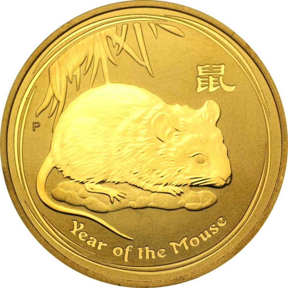 Australien Lunar II 2008 Jahr der Maus 1 oz Gold