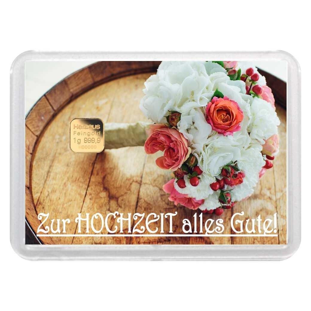 Geschenkbarren "Zur Hochzeit -...