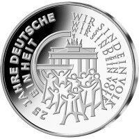Deutschland 25 Euro 2015 25 Jahre Deutsche Einheit G