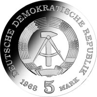 DDR 5 Mark 1968 Robert Koch