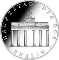 DDR 5 Mark 1971 Brandenburger Tor