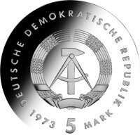 DDR 5 Mark 1973 Otto Lilienthal