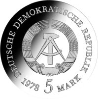 DDR 5 Mark 1978 Friedrich Gottlieb Klopstock