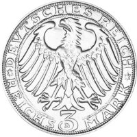 J.332 Weimarer R. 3 Mark 1928 400. Todestag von Albrecht Dürer