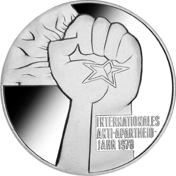 DDR 5 Mark 1978 Anti-Apartheid-Jahr