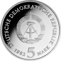 DDR 5 Mark 1982 Goethes Gartenhaus Weimar