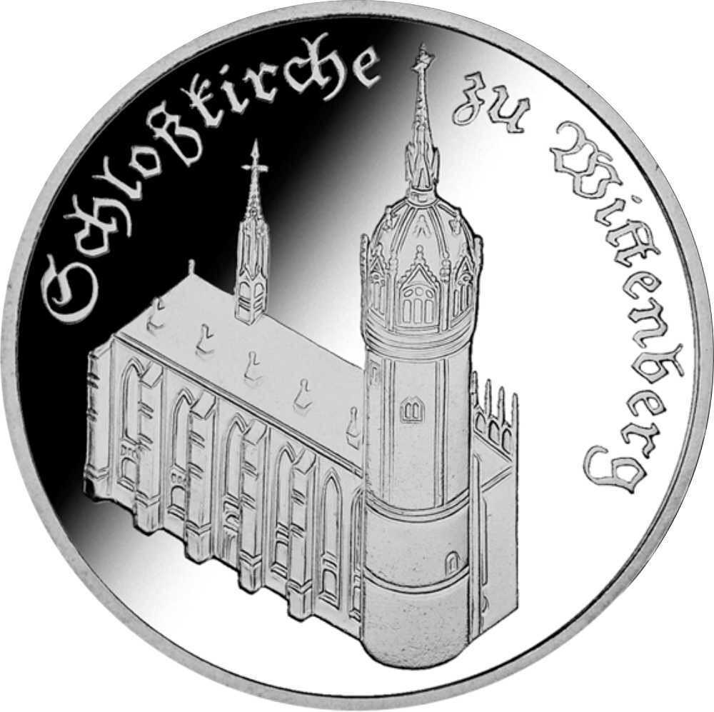 DDR 5 Mark 1983 Schlosskirche zu Wittenberg