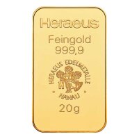 20 Gramm Goldbarren RESALE I. Wahl in Folie verschweißt | LBMA