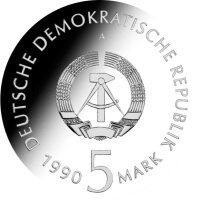 DDR 5 Mark 1990 Kurt Tucholsky